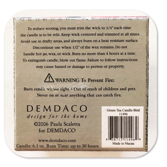 Demdaco Poeme du Jardin Candle in Box - Picture 6 of 6